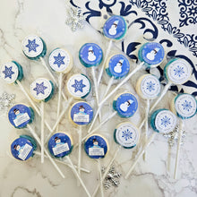 Load image into Gallery viewer, 20 Pack Christmas Blueberry Cheesecake Lollipops