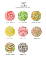 Load image into Gallery viewer, Personalised Floral Wreath Giant Baby Shower Lollipops
