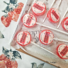 Load image into Gallery viewer, 20 Pack Strawberry Daiquiri Small Lollipops
