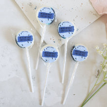Load image into Gallery viewer, Blueberry Cheesecake Lollipops - 5 pack