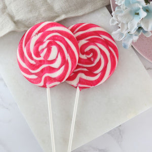 Raspberry Vanilla Giant Lollipop