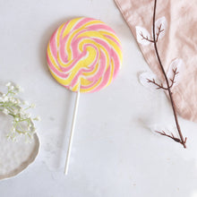 Load image into Gallery viewer, Rhubarb and Custard Giant Lollipop
