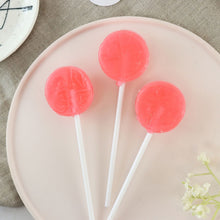 Load image into Gallery viewer, Alcoholic Rhubarb Gin Lollipops - 5 pack