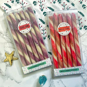 Christmas Festive Flavours Alcoholic Drinks Stirrers Duo