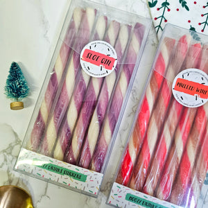 Christmas Festive Flavours Alcoholic Drinks Stirrers Duo
