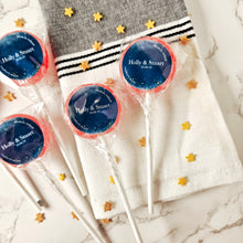 Load image into Gallery viewer, Midnight Sky Wedding Favour Lollipops

