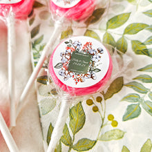 Load image into Gallery viewer, Cotton Leaves Wedding Favour Lollipops
