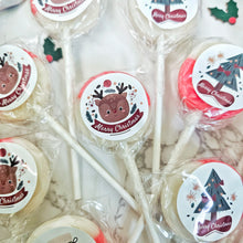 Load image into Gallery viewer, 20 Pack Christmas Cherry Amaretto Lollipops
