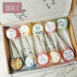 Wedding Sample Box (Choice of 10 or 20 lollipops)