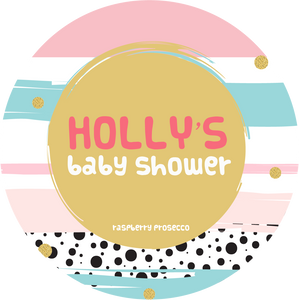 Personalised Modern Giant Baby Shower Lollipops
