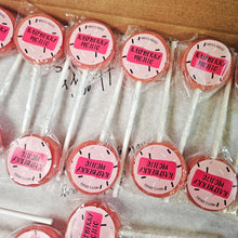 Load image into Gallery viewer, 20 Pack Raspberry Mojito Small Lollipops
