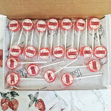 Load image into Gallery viewer, 20 Pack Strawberry Daiquiri Small Lollipops
