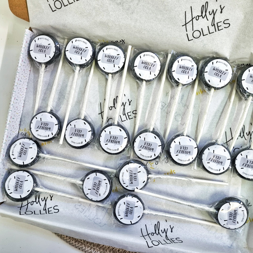 20 Pack Whiskey Cola Small Lollipops
