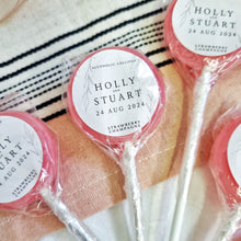 Load image into Gallery viewer, Simple Wedding Favour Lollipops

