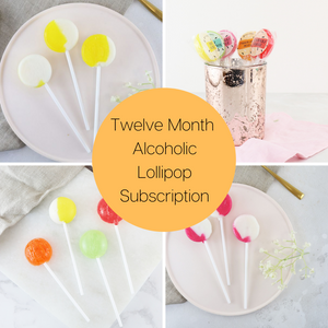 Twelve Month Alcoholic Lollipop Subscription