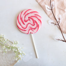 Load image into Gallery viewer, Cherry Bakewell Giant Lollipop
