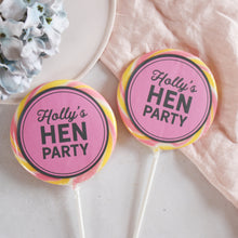 Load image into Gallery viewer, Bold Pastel Hen Party Giant Lollipops
