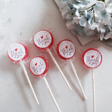 Load image into Gallery viewer, Thank You Wedding Favour Lollipops
