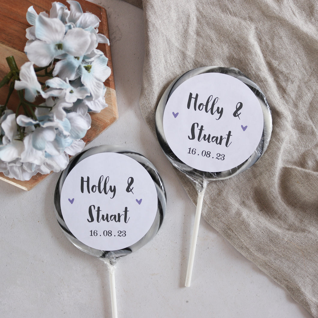 Traditional Wedding Favour Alcoholic Giant Lollipops