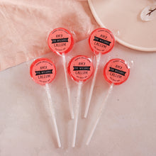 Load image into Gallery viewer, Surname Wedding Favour Lollipops
