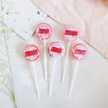 Load image into Gallery viewer, 5 Mixed Pink Party Lollipop Pack
