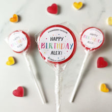 Load image into Gallery viewer, Personalised Sprinkles Birthday Lollipops
