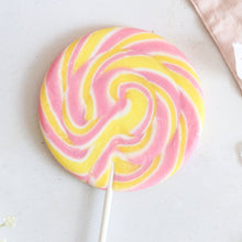 Load image into Gallery viewer, Rhubarb and Custard Giant Lollipop
